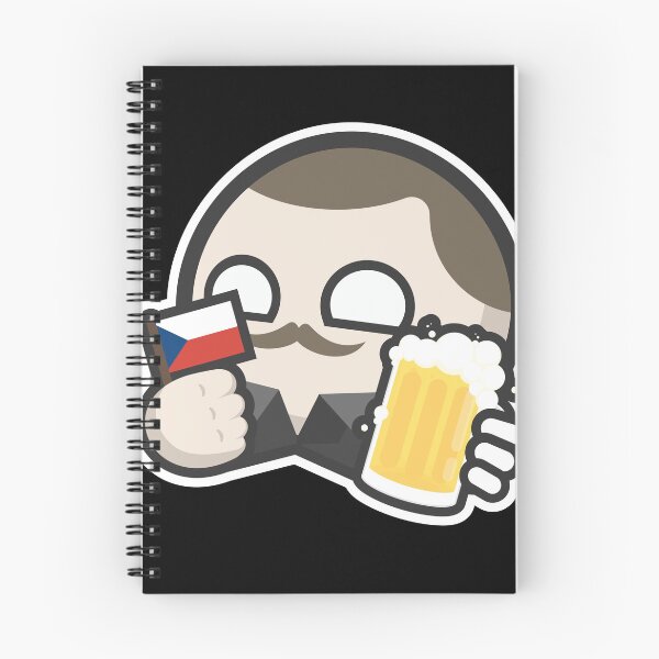 Item preview, Czech Beer Drinker Countryball Cartoon designed and sold by Torket-y.