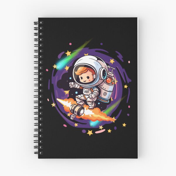 Item preview, Cute Kawaii Astronaut with Jetpack Space Adventure designed and sold by Szpaku desart .
