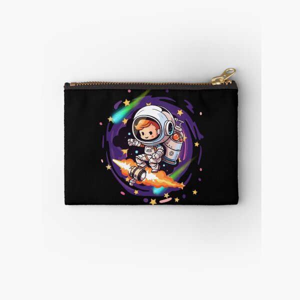 Item preview, Cute Kawaii Astronaut with Jetpack Space Adventure designed and sold by Szpaku desart .