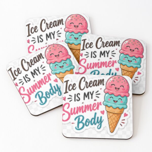 Item preview, Ice Cream Is My Summer Body Cute Kawaii Ice Cream Summer PNG Design designed and sold by ser-Ile.