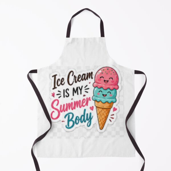 Item preview, Ice Cream Is My Summer Body Cute Kawaii Ice Cream Summer PNG Design designed and sold by ser-Ile.