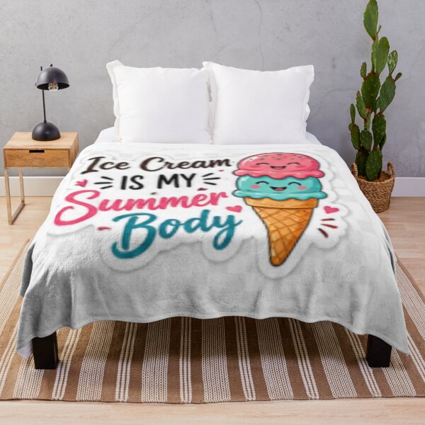 Item preview, Ice Cream Is My Summer Body Cute Kawaii Ice Cream Summer PNG Design designed and sold by ser-Ile.