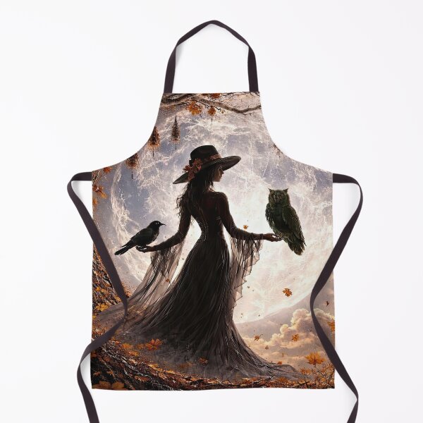 Item preview, Autumn Fall Equinox Mabon Mystical Night with Full Moon designed and sold by Stephanie Laird.