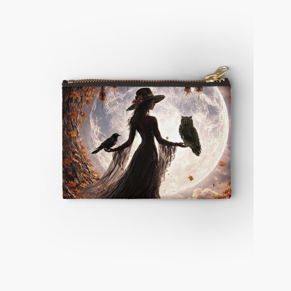 Item preview, Autumn Fall Equinox Mabon Mystical Night with Full Moon designed and sold by Stephanie Laird.
