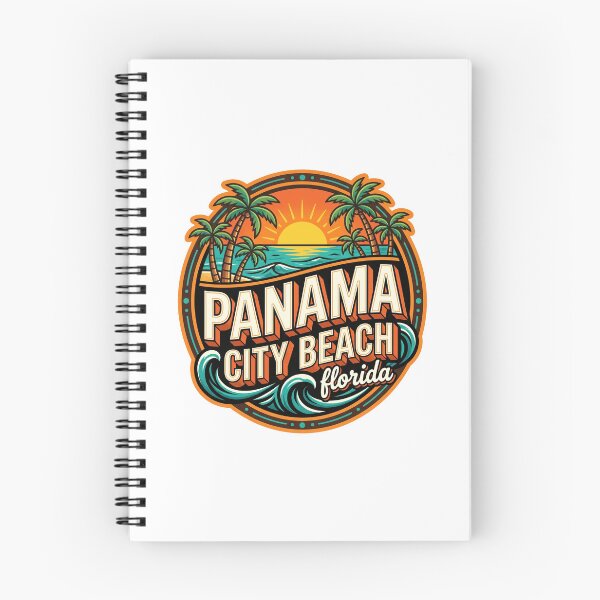 Item preview, Vintage Panama City Beach Florida Retro Sunset Vacation designed and sold by IsDesignHub.