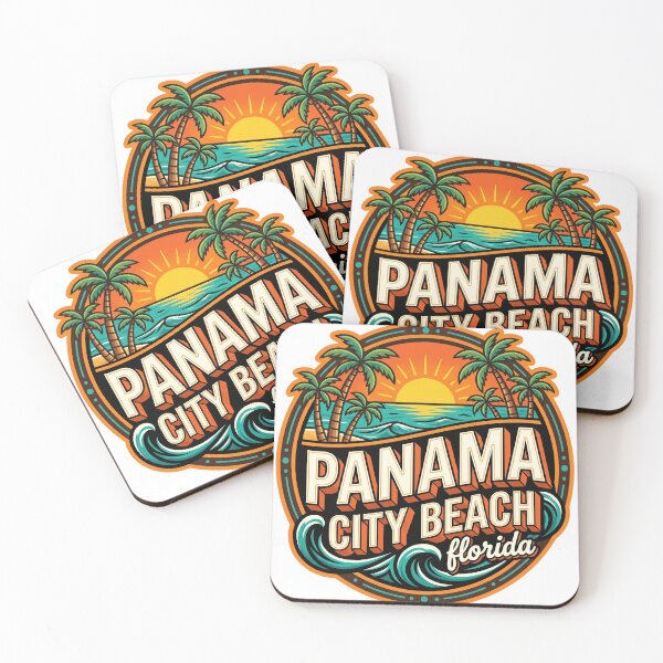 Item preview, Vintage Panama City Beach Florida Retro Sunset Vacation designed and sold by IsDesignHub.