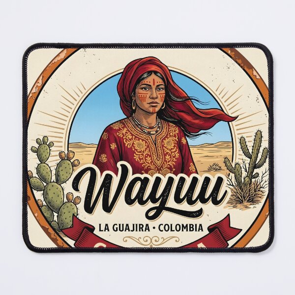 Item preview, Wayuu Culture — Vintage Indigenous Heritage Badge Colombia designed and sold by ColombianaShop.