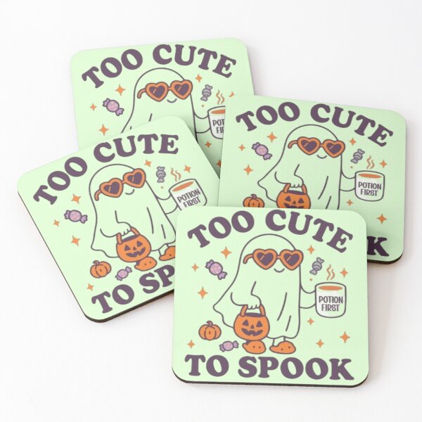Item preview, Too Cute To Spook Halloween Ghost with Pumpkin and Potion designed and sold by Kyilestore.