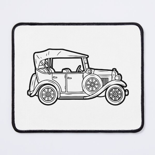 Item preview, Vintage Classic Car Retro Automobile Illustration designed and sold by ArtPer-design.