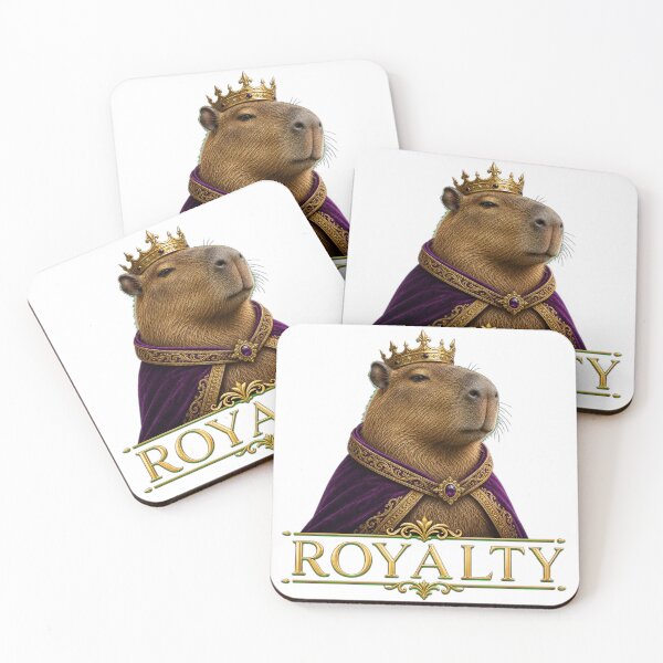Item preview, RESPECT THE CAPYBARA Royal Capybara Majestic Design - King of Chill Illustration  designed and sold by Uglyandcute.