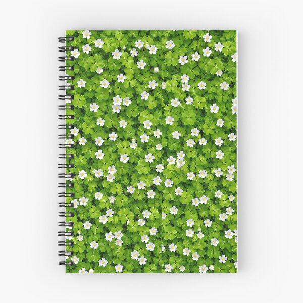 Item preview, Spring Clover & White Wildflower Seamless Pattern designed and sold by Atum&Art.
