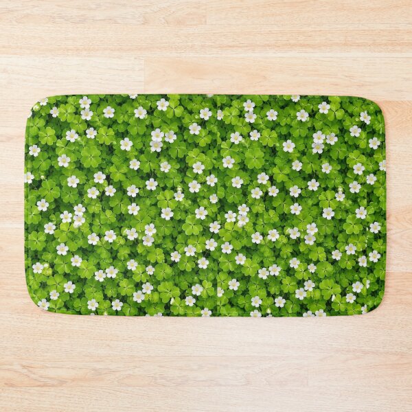 Item preview, Spring Clover & White Wildflower Seamless Pattern designed and sold by Atum&Art.