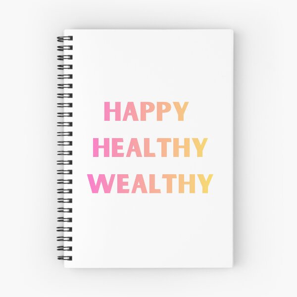 Item preview, HAPPY HEALTHY WEALTHY designed and sold by RaineStreetStudio.