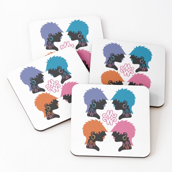 Item preview, Punk Mullet Mohawk Shag Hairstyle Girl Neon Silhouette designed and sold by Karin Taylor.
