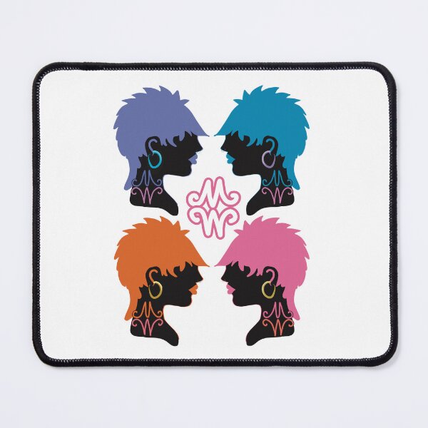 Item preview, Punk Mullet Mohawk Shag Hairstyle Girl Neon Silhouette designed and sold by Karin Taylor.