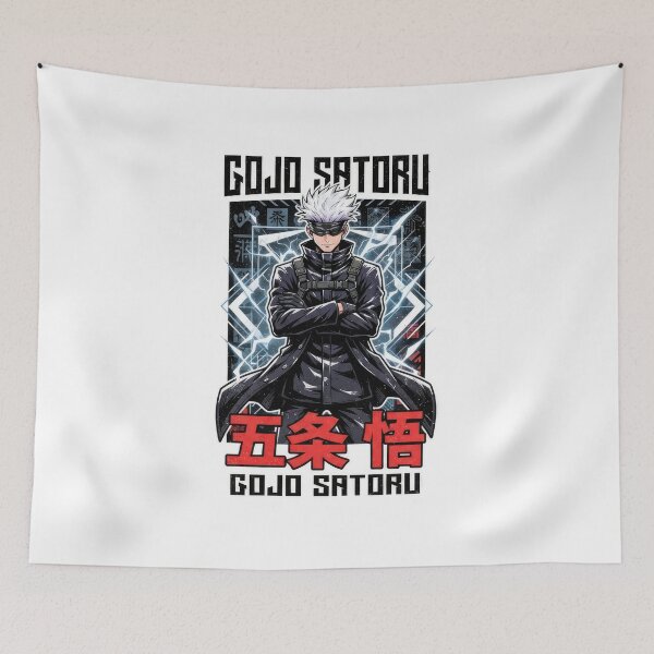 Item preview, Gojo Satoru Powerful Anime Character Illustration designed and sold by Rahat3344.