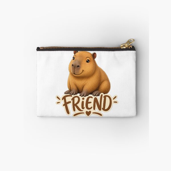 Item preview, RESPECT THE CAPYBARA Friendly Capybara Companion Design - Cute Hand-Drawn Illustration designed and sold by Uglyandcute.