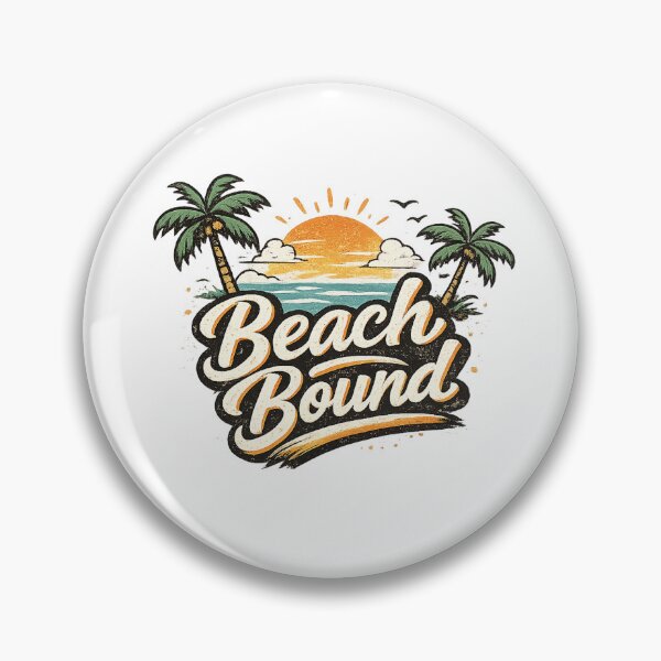 Item preview, Beach Bound Retro Summer Beach Design designed and sold by brighiinfo.