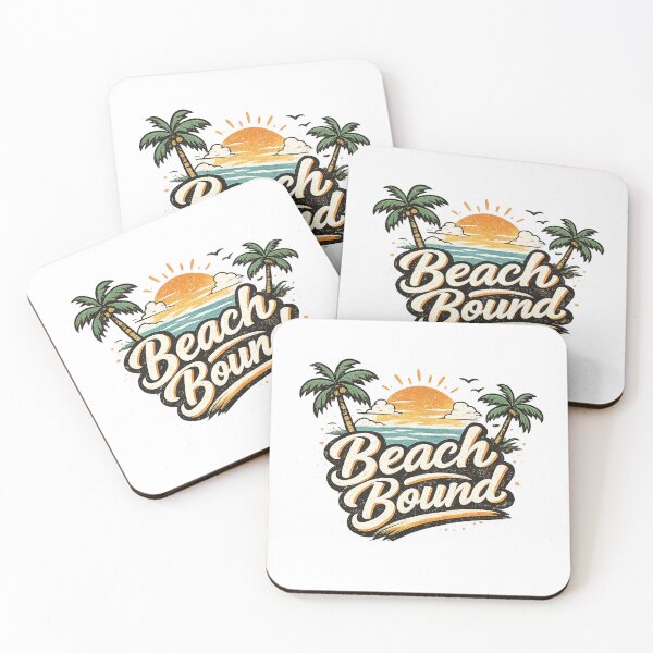 Item preview, Beach Bound Retro Summer Beach Design designed and sold by brighiinfo.