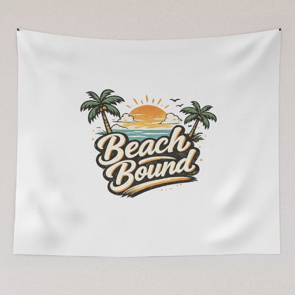 Item preview, Beach Bound Retro Summer Beach Design designed and sold by brighiinfo.
