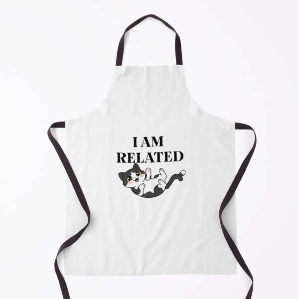 Item preview, I Am Related Funny Cat Meme Design – Cute Cat Lover Humor Gift designed and sold by PrintforDesign.