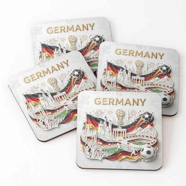 Item preview, Germany Soccer Pride 2026 - German Football Landmarks 3D  designed and sold by keythxctrs.
