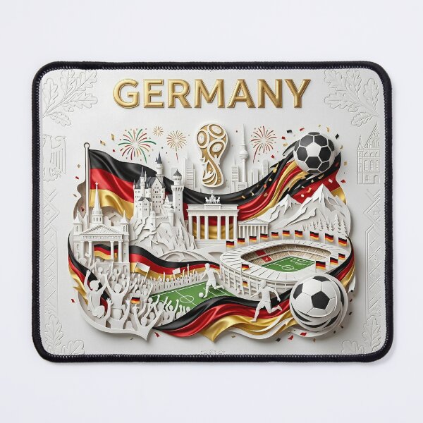 Item preview, Germany Soccer Pride 2026 - German Football Landmarks 3D designed and sold by keythxctrs.