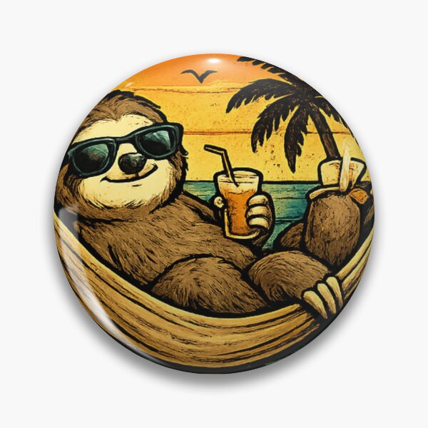 Item preview, Born to chill Sloth Shirt, Funny Sloth Retro Tee, Lazy Animal Humor Graphic, 70s Vintage Aesthetic Cute Sloth T-Shirt designed and sold by hyper retro.