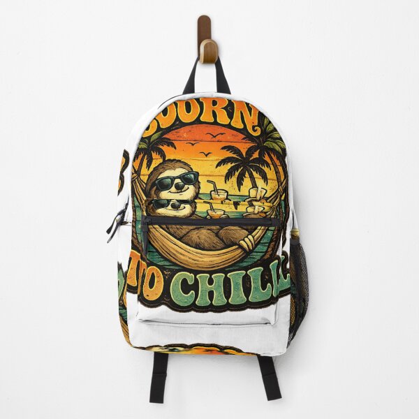 Item preview, Born to chill Sloth Shirt, Funny Sloth Retro Tee, Lazy Animal Humor Graphic, 70s Vintage Aesthetic Cute Sloth T-Shirt designed and sold by hyper retro.