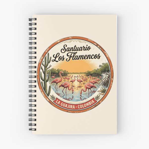 Item preview, Los Flamencos Sanctuary — Vintage Pink Flamingo Badge Colombia designed and sold by ColombianaShop.