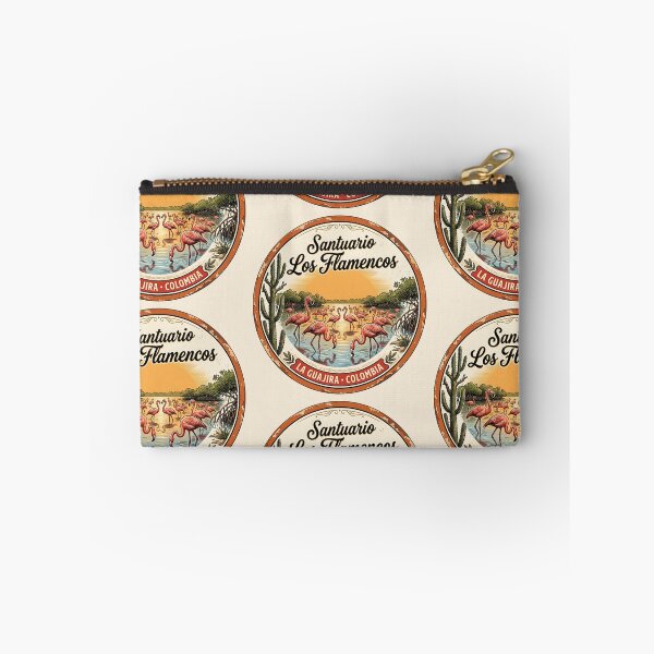 Item preview, Los Flamencos Sanctuary — Vintage Pink Flamingo Badge Colombia designed and sold by ColombianaShop.
