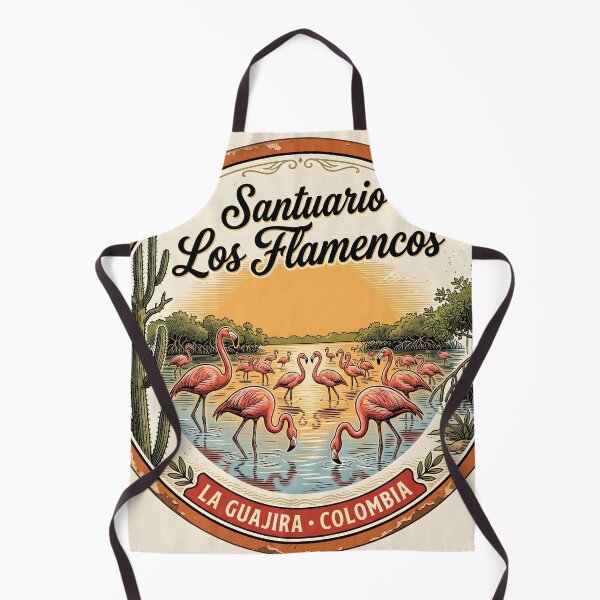 Item preview, Los Flamencos Sanctuary — Vintage Pink Flamingo Badge Colombia designed and sold by ColombianaShop.