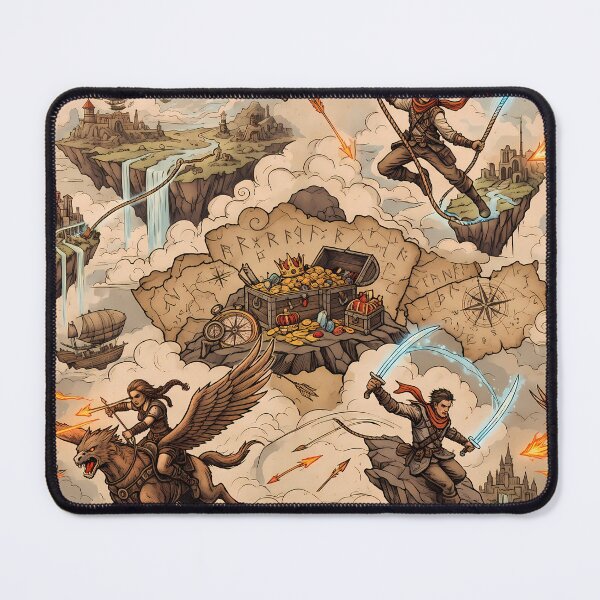 Item preview, Magic Power Fantasy RPG Pixel Art Seamless Pattern designed and sold by ART ATTACK ZONE.