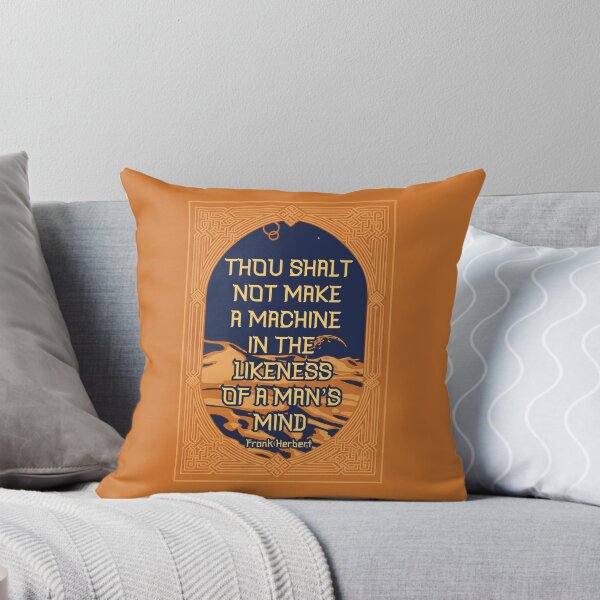 Item preview, thou shalt not make a machine in the likeness of a man's mind (dune) designed and sold by remerasnerdas.