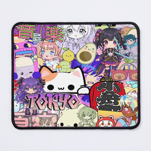 Item preview, Harajuku Kawaii Anime Sticker Bomb Collage Tokyo Streetwear designed and sold by Side By Side Studio.