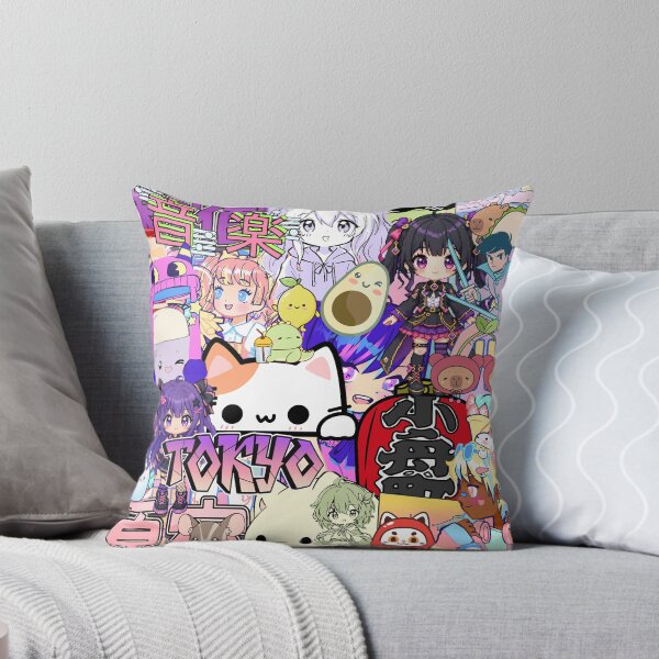 Item preview, Harajuku Kawaii Anime Sticker Bomb Collage Tokyo Streetwear designed and sold by Side By Side Studio.