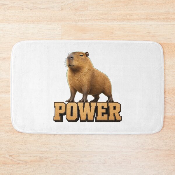 Item preview, RESPECT THE CAPYBARA Power Capybara Bold Design - Strong and Grounded Illustration designed and sold by Uglyandcute.