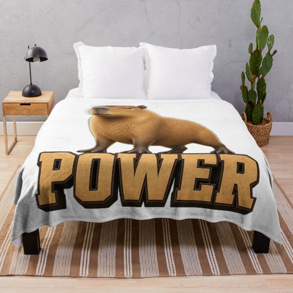 Item preview, RESPECT THE CAPYBARA Power Capybara Bold Design - Strong and Grounded Illustration designed and sold by Uglyandcute.