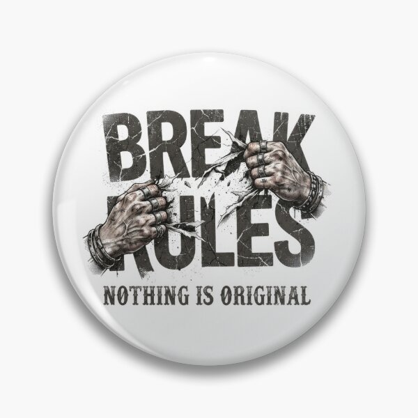 Item preview, Break Rules Motivational Quote T-Shirt Design designed and sold by Rahat3344.