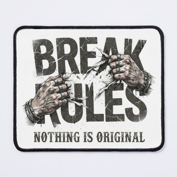 Item preview, Break Rules Motivational Quote T-Shirt Design designed and sold by Rahat3344.