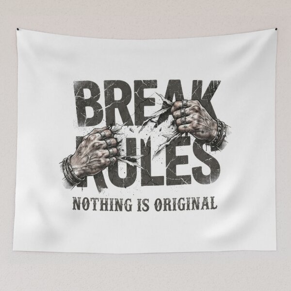 Item preview, Break Rules Motivational Quote T-Shirt Design designed and sold by Rahat3344.