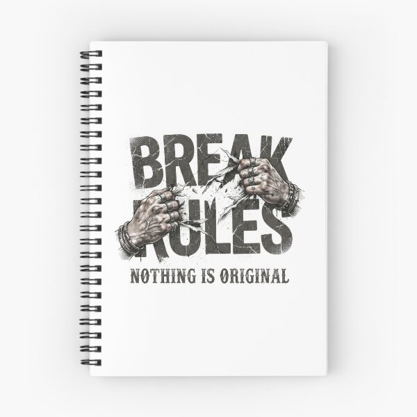 Item preview, Break Rules Motivational Quote T-Shirt Design designed and sold by Rahat3344.
