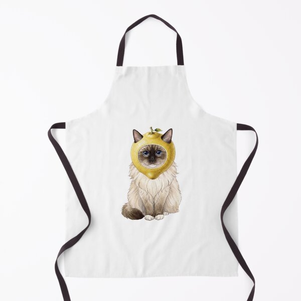 Item preview, Kawaii Fruit Kitty | Ragdoll Cat & Lemon designed and sold by KittyClosetStore.