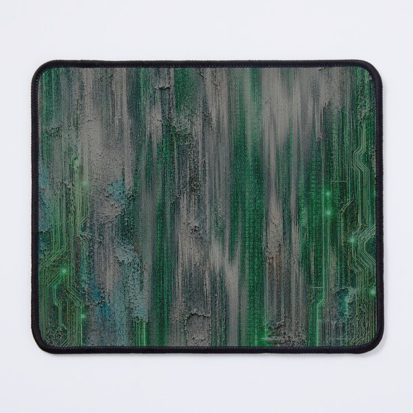 Item preview, Abstract Cyberpunk Green - Black Canvas designed and sold by Ingorgia Studio.