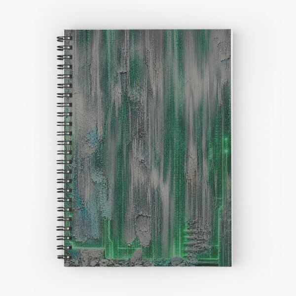 Item preview, Abstract Cyberpunk Green - Black Canvas designed and sold by Ingorgia Studio.