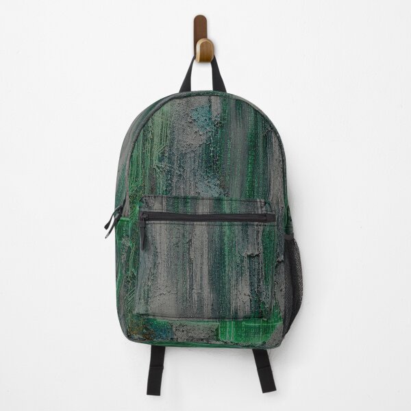 Item preview, Abstract Cyberpunk Green - Black Canvas designed and sold by Ingorgia Studio.