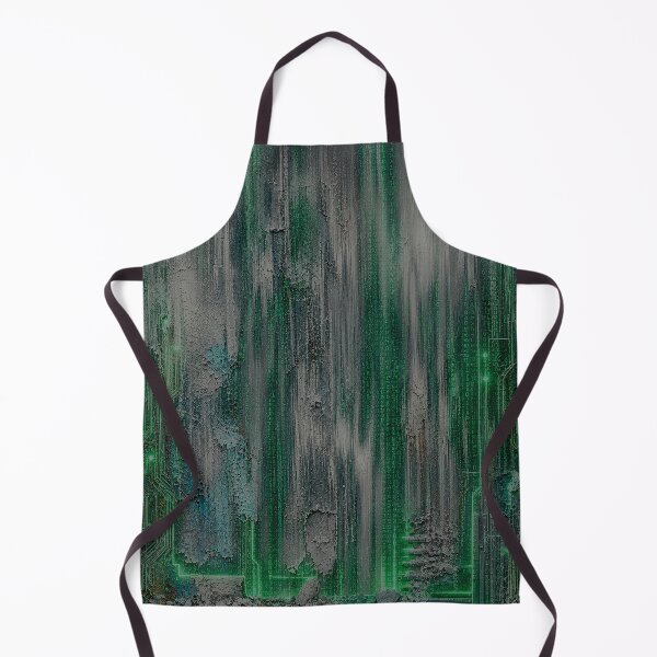 Item preview, Abstract Cyberpunk Green - Black Canvas designed and sold by Ingorgia Studio.