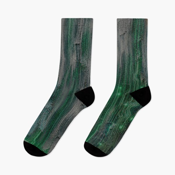 Item preview, Abstract Cyberpunk Green - Black Canvas designed and sold by Ingorgia Studio.