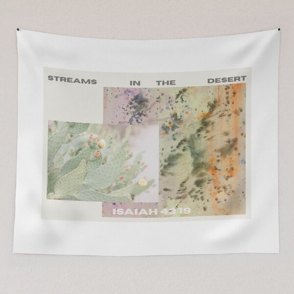 Item preview, Streams in the Desert Collage Christian Art designed and sold by ErynRoseDesign.