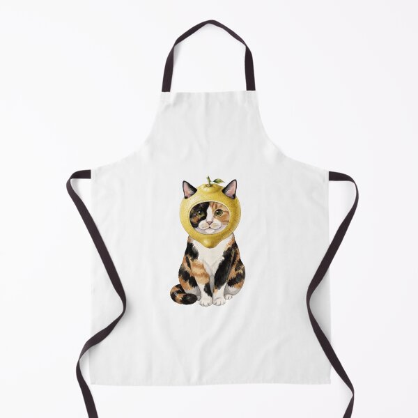 Item preview, Kawaii Fruit Kitty | Calico Cat & Lemon designed and sold by KittyClosetStore.